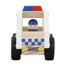 Load image into Gallery viewer, Wooden Mini Police Car
