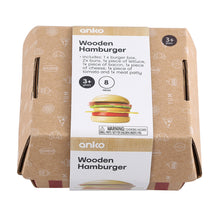 Load image into Gallery viewer, Wooden Hamburger Playset
