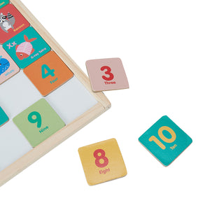 3-in-1 Wooden Alphabet Magnet Board
