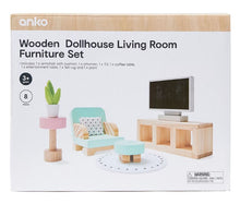 Load image into Gallery viewer, Wooden Doll House Living Room Furniture Set

